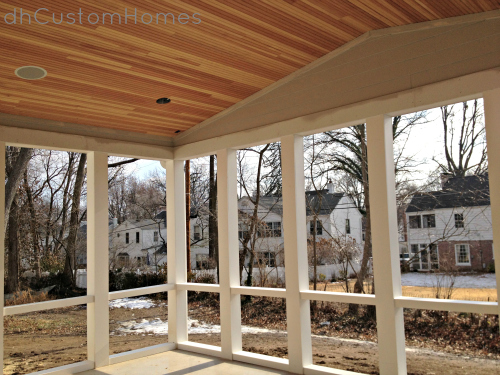 Homewood In Kirkwood Vaulted Porch Ceiling Pvc Framing Dh