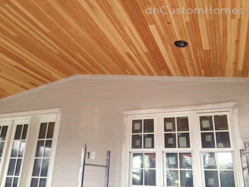 Homewood In Kirkwood Vaulted Porch Ceiling Pvc Framing